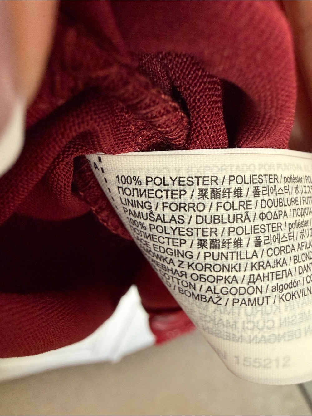NWT Violeta Burgundy Swiss Dot Ruffle Blouse Boho Coquette Cottagcore Size 2X - Picture 6 of 12